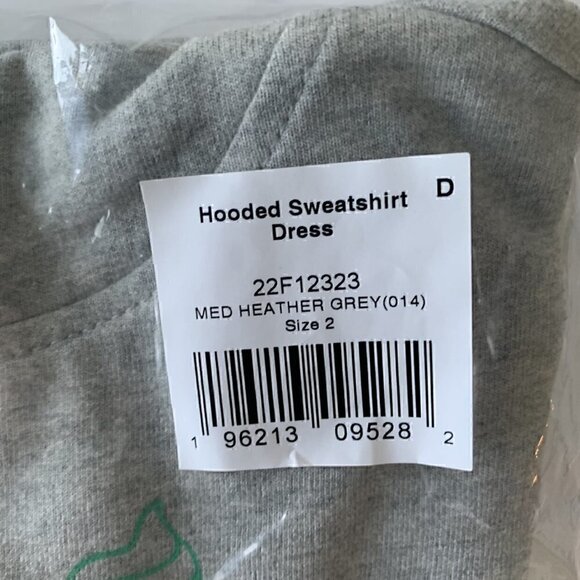 Tea Collection Girl Hooded Sweatshirt Dress 2T - Picture 6 of 8